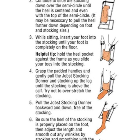 Compression Stocking Donner Application Aid Facilitate fitting Compression Socks - Picture 6 of 6